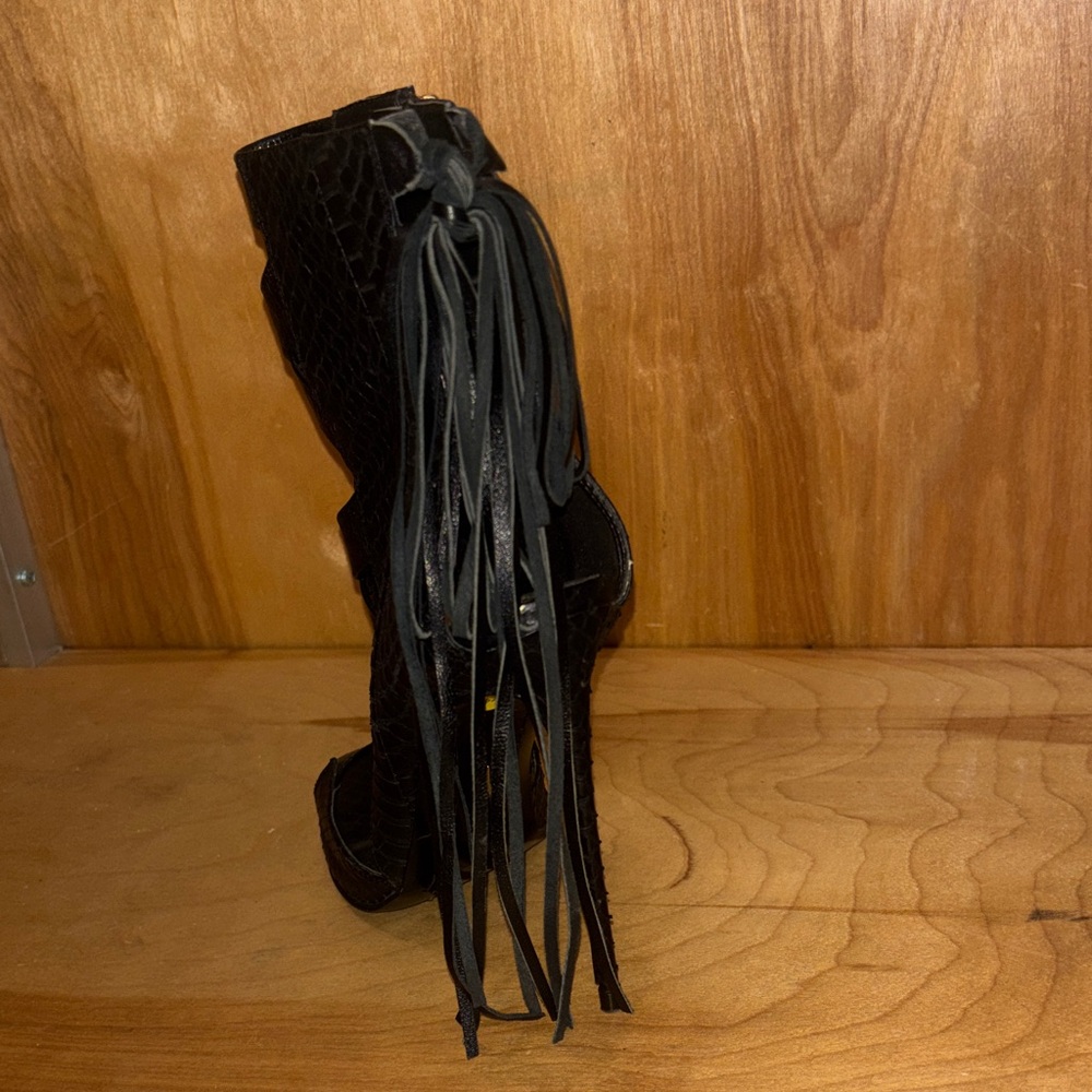 LFL by Lust for Life Black Heeled Boots - Picture 2 of 4